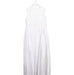 A White Sleeveless Dresses from Lan Ting in size 14Y for girl. (Front View)