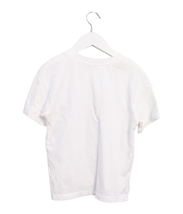 A White Short Sleeve T Shirts from Calvin Klein in size 8Y for girl. (Back View)