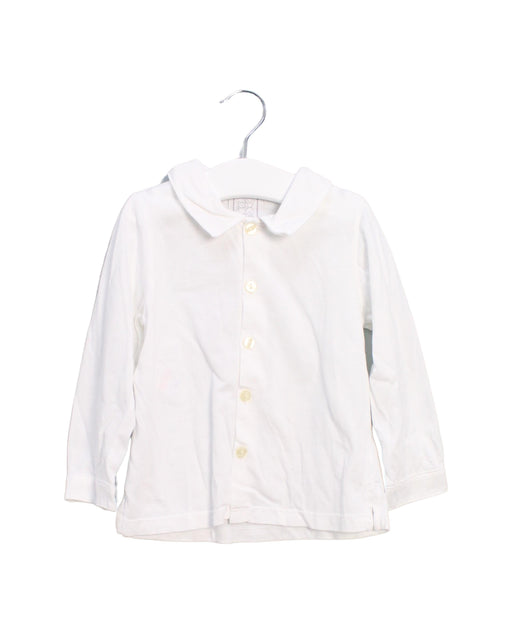 A White Long Sleeve Tops from Emile et Rose in size 3T for girl. (Front View)