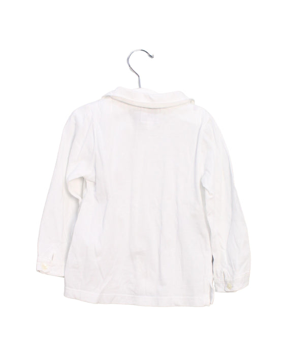 A White Long Sleeve Tops from Emile et Rose in size 3T for girl. (Back View)
