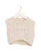 A Ivory Sweater Vests from Petit Main in size 18-24M for girl. (Front View)
