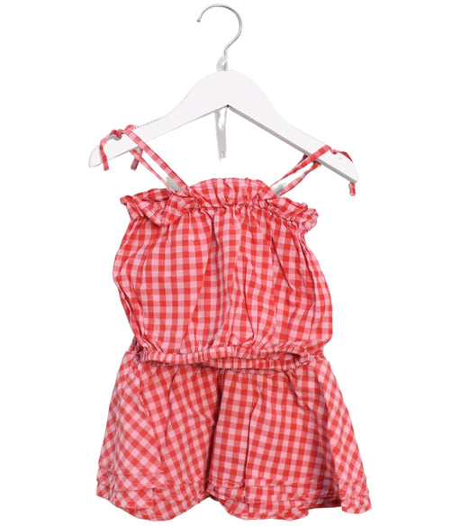 A Red Skirt Sets from Seed in size 4T for girl. (Front View)