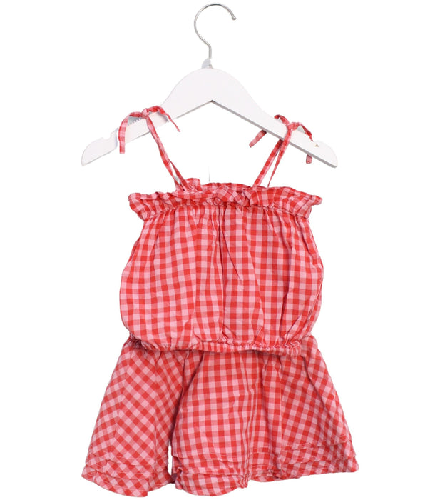 A Red Skirt Sets from Seed in size 4T for girl. (Back View)