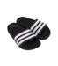 A Black Flip Flops from Adidas in size 6T for boy. (Front View)
