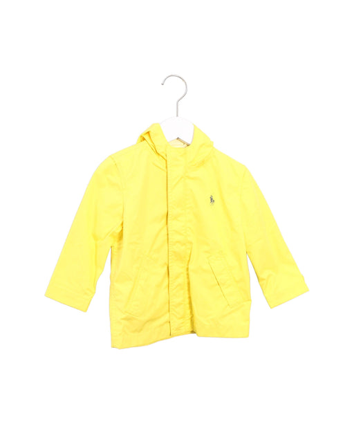 A Yellow Lightweight Jackets from Polo Ralph Lauren in size 18-24M for boy. (Front View)