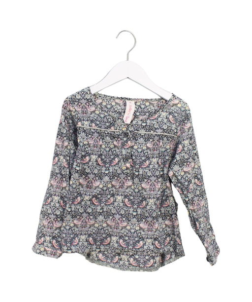 A Multicolour Long Sleeve Tops from Juliet & the Band in size 6T for girl. (Front View)