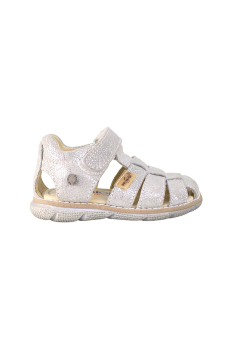 A Silver Sandals from Primigi in size 18-24M for girl. (Back View)