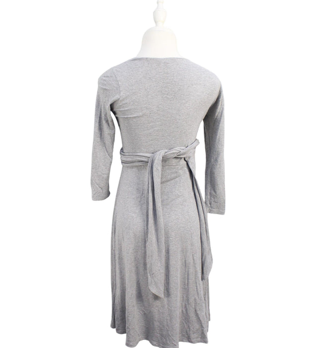 A Grey Long Sleeve Dresses from Isabella Oliver in size M for maternity. (Back View)