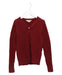 A Burgundy Cardigans from Bonpoint in size 10Y for girl. (Front View)