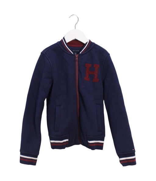 A Navy Lightweight Jackets from Tommy Hilfiger in size 6T for boy. (Front View)