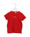 A Red Short Sleeve T Shirts from Miki House in size 18-24M for neutral. (Front View)
