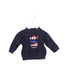 A Navy Long Sleeve Tops from Petit Bateau in size 6-12M for boy. (Front View)