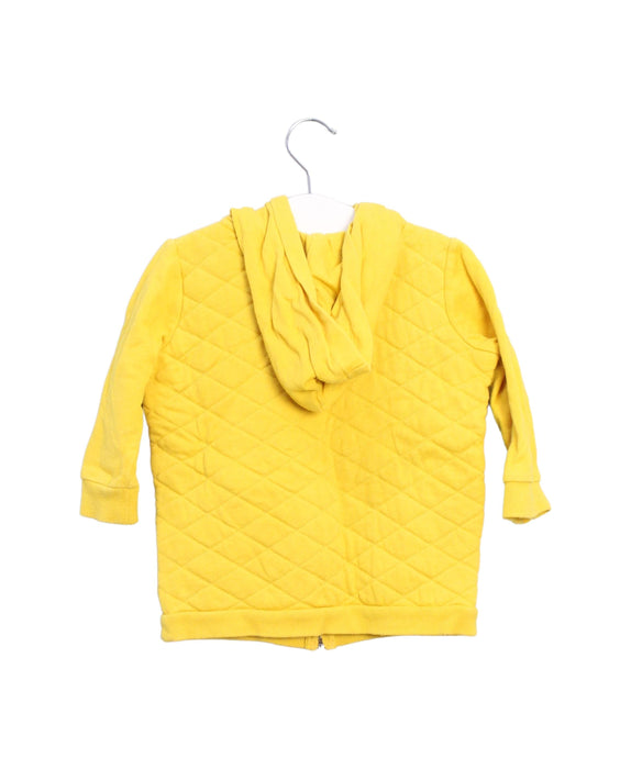 A Yellow Puffer/Quilted Jackets from Seed in size 2T for boy. (Back View)