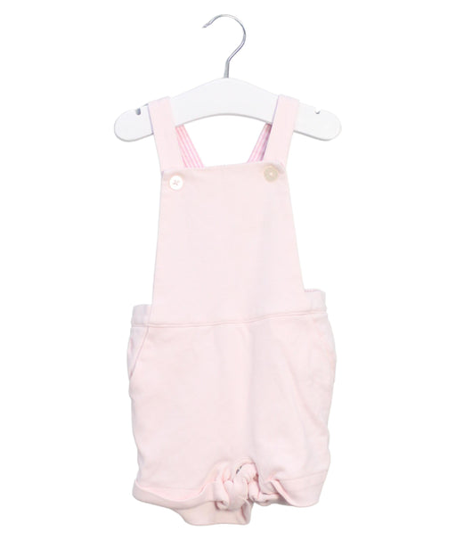 A Pink Overall Shorts from Ralph Lauren in size 6-12M for girl. (Front View)