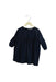 A Navy Long Sleeve Dresses from Seed in size 2T for girl. (Front View)