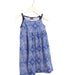 A Blue Sleeveless Dresses from Tea in size 3T for girl. (Front View)