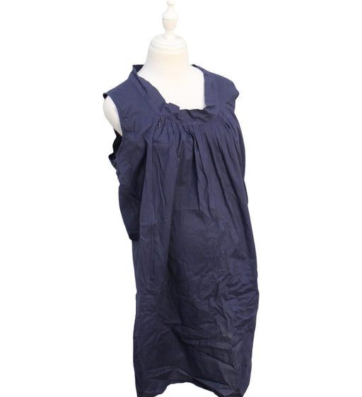 A Blue Sleeveless Dresses from Loyal Hana in size M for maternity. (Front View)