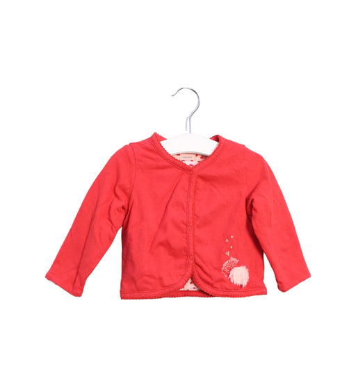 A Pink Cardigans from Catimini in size 6-12M for girl. (Front View)