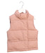 A Pink Outerwear Vests from REISS in size 6T for girl. (Front View)