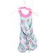 A Blue Sleeveless Rompers from Monsoon in size 6T for girl. (Back View)