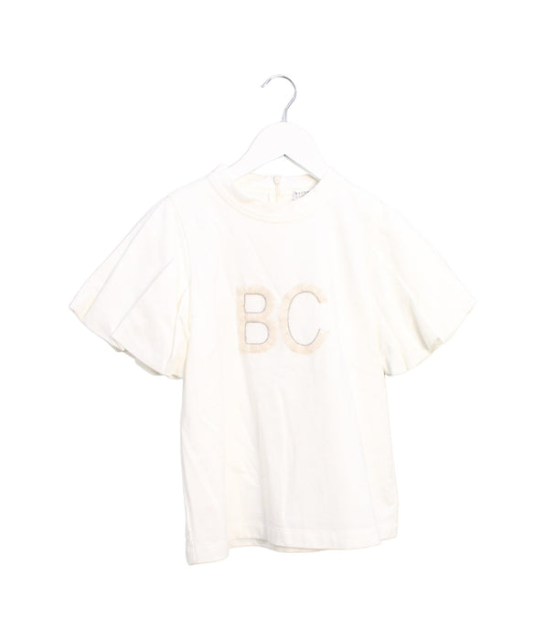 A Ivory Short Sleeve Tops from Brunello Cucinelli in size 8Y for girl. (Front View)