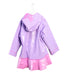 A Purple Rain Jackets from Kidorable in size 5T for girl. (Back View)