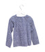 A Blue Long Sleeve Tops from Jacadi in size 6T for girl. (Back View)