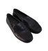 A Black Loafers & Moccasins from Geox in size 10Y for girl. (Front View)