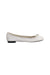 A White Flats from Repetto in size 10Y for girl. (Back View)