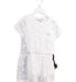 A White Short Sleeve Dresses from Simonetta in size 4T for girl. (Front View)