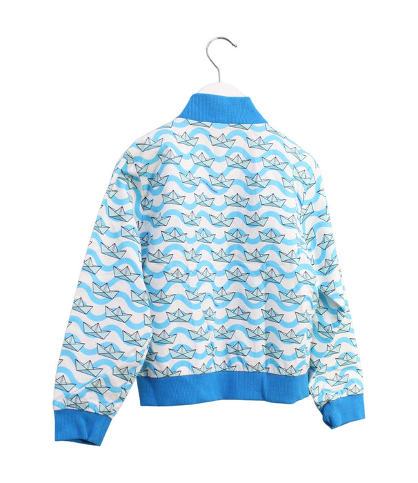 A Blue Lightweight Jackets from 10x10 An Italian Theory in size 4T for boy. (Back View)