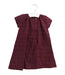 A Red Short Sleeve Dresses from Burberry in size 12-18M for girl. (Front View)