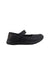 A Black Flats from Skechers in size 5T for girl. (Back View)