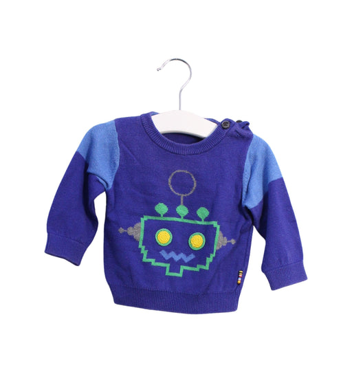 A Blue Knit Sweaters from Paul Smith in size 3-6M for boy. (Front View)