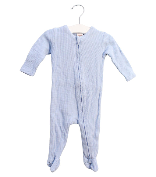 A Blue Onesies from Seed in size 0-3M for boy. (Front View)
