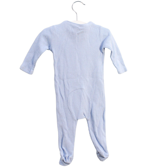 A Blue Onesies from Seed in size 0-3M for boy. (Back View)