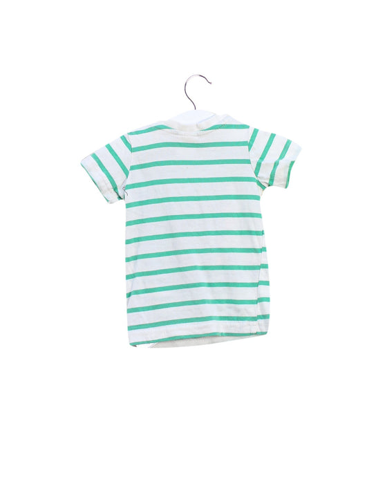 A Green Short Sleeve T Shirts from Seed in size 0-3M for boy. (Back View)
