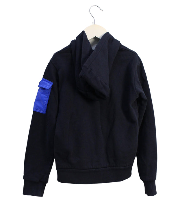 A Navy Sweatshirts from Moncler in size 8Y for boy. (Back View)