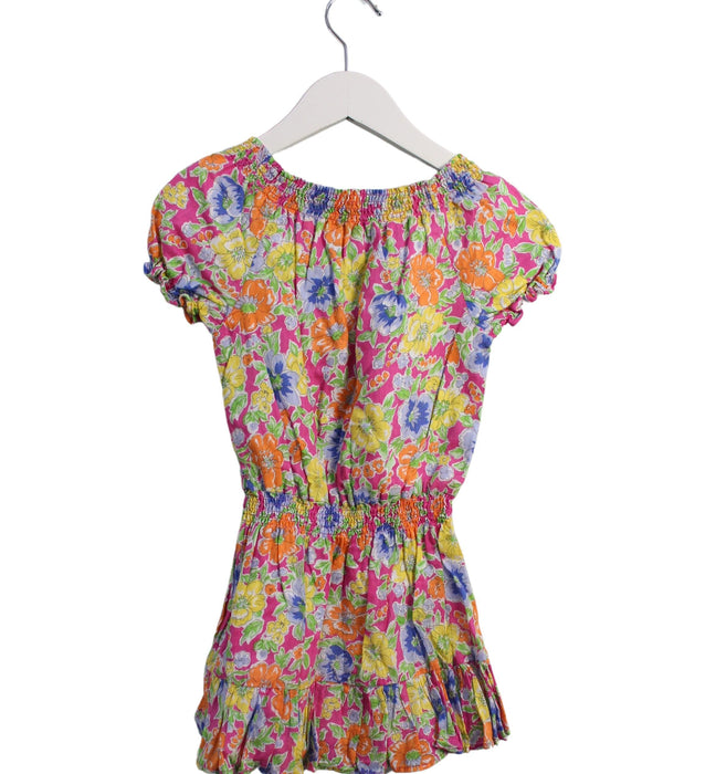 A Multicolour Short Sleeve Dresses from Ralph Lauren in size 3T for girl. (Back View)