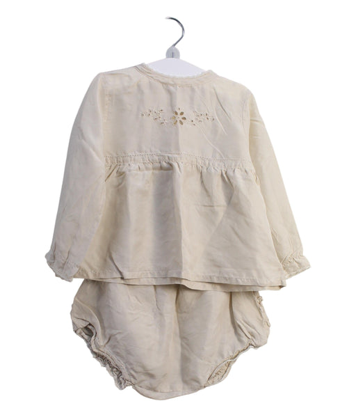 A Beige Shorts Sets from Collette Dinnigan in size 12-18M for girl. (Front View)
