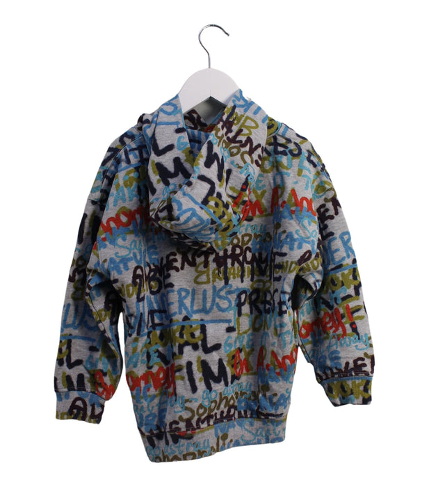 A Multicolour Hooded Sweatshirts from Molo in size 5T for boy. (Back View)