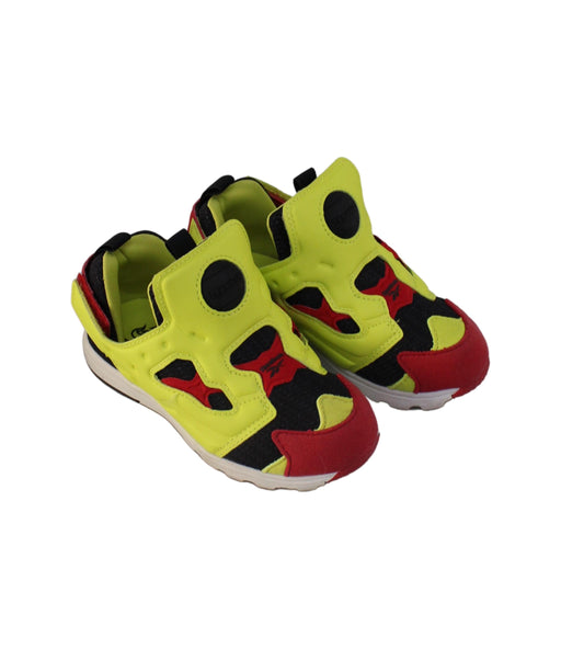 A Multicolour Sneakers from Reebok in size 3T for boy. (Front View)