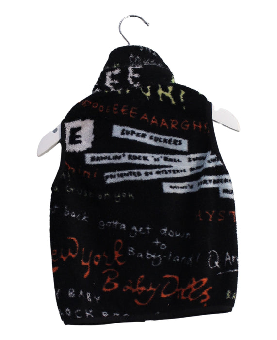 A Black Outerwear Vests from Hysteric Mini in size 18-24M for boy. (Back View)