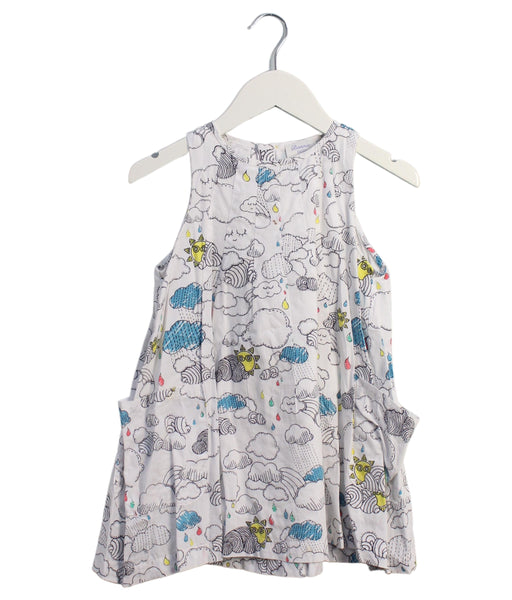 A Multicolour Sleeveless Dresses from Bonnie Baby in size 2T for girl. (Front View)