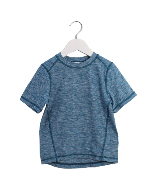 A Teal Active Tops from Hanna Andersson in size 3T for girl. (Front View)