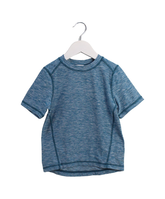A Teal Active Tops from Hanna Andersson in size 3T for girl. (Front View)