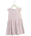 A Pink Sleeveless Dresses from Petit Bateau in size 6T for girl. (Back View)