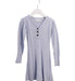 A Blue Long Sleeve Dresses from Excuse My French in size 4T for girl. (Front View)