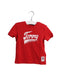 A Red Short Sleeve T Shirts from Tommy Hilfiger in size 6-12M for boy. (Front View)