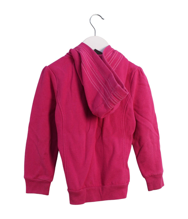 A Pink Lightweight Jackets from Adidas in size 4T for girl. (Back View)